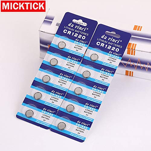 5pcs/Pack CR1220 Button Batteries DL1220 BR1220 LM1220 Cell Coin Lithium Battery 3V CR 1220 for Watch Electronic Toy Remote