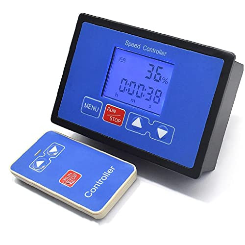Motor Speed Controller Adjustable Switch PWM DC 12-48V 30A with LCD Display Remote Control Governor