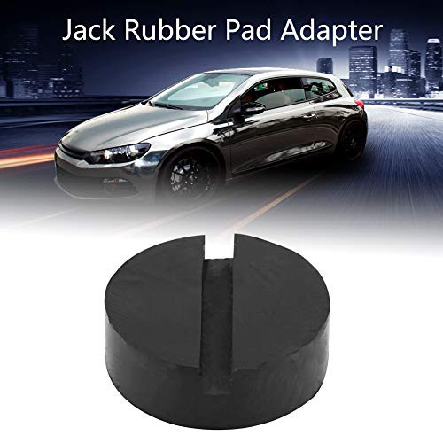 Jacking Pad, Car Universal Rubber Slotted Frame Rail Floor Jack Pads Jacking Rubber Pad Adapter Jack Pad Frame Protector