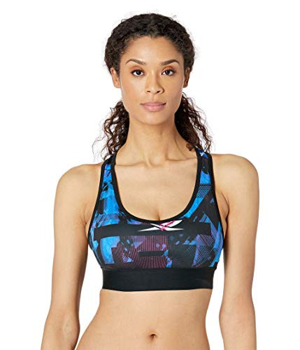 Reebok Workout Ready Racer Bra, Black, XL
