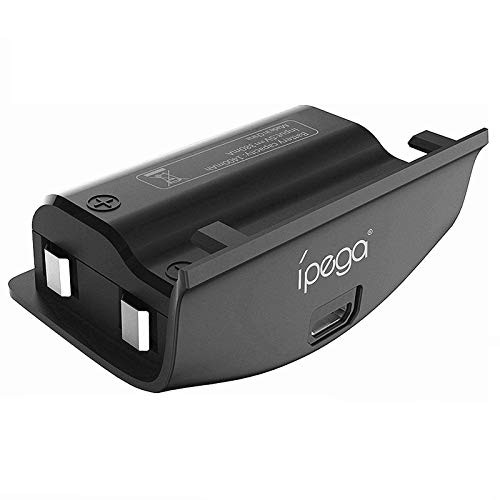Xbox One Battery Pack 1 x 1400mAh -ipega- Rechargeable Battery and Micro USB Charging Cable for Xbox One/Xbox One S/Xbox One X/Xbox One Elite Wireless Controller