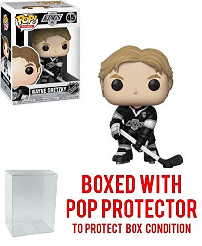 POP! Sports NHL Legends Wayne Gretzky LA Kings Action Figure (Bundled with Pop Box Protector to Protect Display Box)