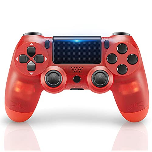 PS4 Controller?Upgraded Version? ORDA Wireless Gamepad for Playstation 4/Pro/Slim/PC-7/8/8.1/10- with Motion Motors and Audio Function, Mini LED Indicator, USB Cable and Anti-Slip