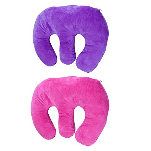 menolana 2pcs Massage Breast Chest Pillows for Breast Support for Women, Soft Face Cradle Cushion for Massage Bed, Spa Salon Table, Postpartum menolana 2pcs Massage Breast Chest Pillows for Breast Support for Women, Soft Face Cradle Cushion for Massage Bed, Spa Salon Table, Postpartum