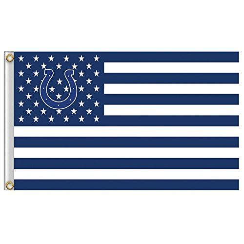 New Indianapolis Colts Flag, Exclusive NFL Merchandise for Indoor/ Outdoor Use, 100% Polyester, 3 x 5 Ft New Indianapolis Colts Flag, Exclusive NFL Merchandise for Indoor/ Outdoor Use, 100% Polyester, 3 x 5 Ft