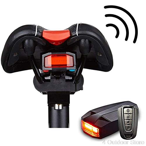 Altruism 4 in 1 Anti-Theft Bicycle Anti-Theft Alarm, Wireless Remote Control Alarm, Bicycle Detector, Waterproof Electric/Mountain/Bicycle Accessories