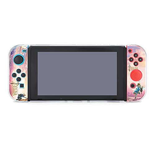 Zelda Compatible with Nintendo Switch Case Dockable with Screen Protector , Protective Case Cover for Nintendo Switch Screen Protector and Thumb Caps