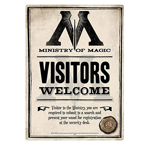 Tin Sign Small - Harry Potter -Ministry Of Magic- Tin Sign Small - Harry Potter -Ministry Of Magic-