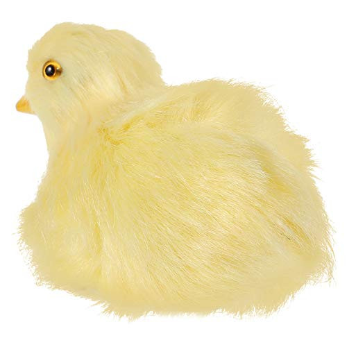 ABOOFAN Stuffed Baby Chick Plush Animal Chicken Yellow Chick Stuffed Animal Toy Easter Egg Baby Chic Shelf Figurine Desktop Decoration for Easter Party