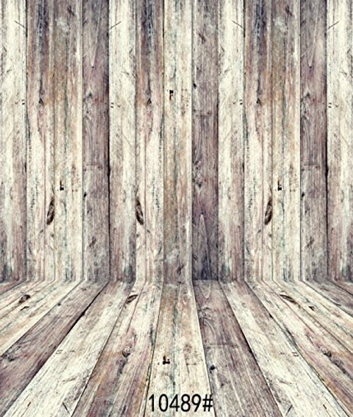 5X7FT-Wood Wall Floor Photography Backdrops Vinyl Photo Studio Background