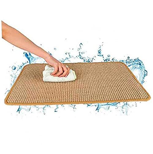 Natural Sisal Cat Scratching Mat, Scratch Pad Cat Floor Scratching Pad Rug Scratch Pad for Cat Grinding Claws  and  Protecting Furniture Style4