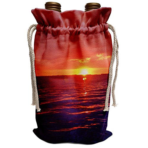 3dRose Florene Sunset - Heavenly Shades - Wine Bag -wbg-10963-1-