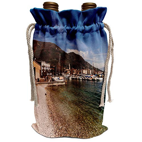 3dRose Danita Delimont - Lakes - Lake, Salo, Lago di Garda, Lombardia, Italy - EU16 SPI0744 - Sergio Pitamitz - Wine Bag -wbg-138119-1-