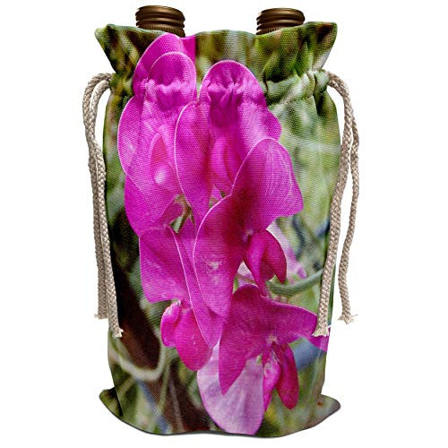 3dRose Jackie Popp Nature N Wildlife flowers - Fuchsia - Wine Bag -wbg-19148-1- 3dRose Jackie Popp Nature N Wildlife flowers - Fuchsia - Wine Bag -wbg-19148-1-