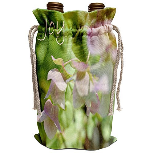 3dRose Patricia Sanders Flowers - Inspirations Joy - Wine Bag -wbg-25653-1-