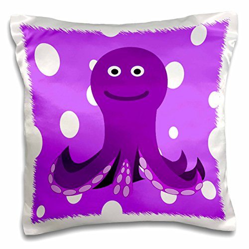 3dRose Print of an Orange Paris Love Lock Pillow Case, 16 x 16