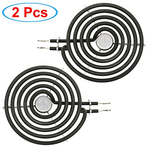 S-Union 2 Pack WB30M1 Surface Element for GE 6" Electric Stove Burners - Replaces Part Numbers AP2634727,AH243867, CH30M1, EA243867, PS243867, WB30M0001, WB30X5109, WB30X5119, WB30X5129, YCH30M1