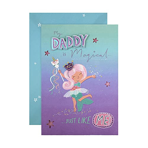 Father's Day Card for Daddy from Hallmark - Cute Illustrated Design