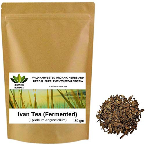 Wild Harvested Organic Ivan Tea Fermented Fireweed Willowherb -Epilobium Angustifolium- ????-??? from Altai Mountains, Siberia, Russia. -150 gm- Wild Harvested Organic Ivan Tea Fermented Fireweed Willowherb -Epilobium Angustifolium- ????-??? from Altai Mountains, Siberia, Russia. -150 gm-