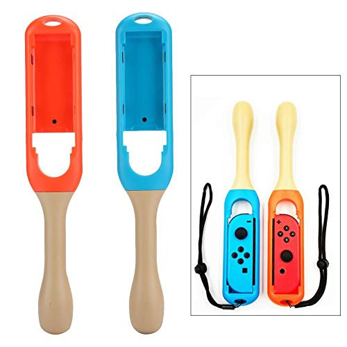 Yoidesu -2 Pack- Drumstick for Nintendo Switch Joy-Con Accessories,Drum Stick Handle Grip Game Controller for Joy Con