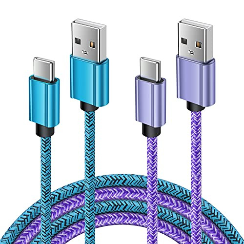 USB C Cable Type C Fast Charging Cord 6FT 2Pack Nilon Braided Phone Charger Cable for Samsung Galaxy Note 21 plus Note 20 Ultra S21 S20 FE S10e S9 A01 A10E A20 A21 A50 A51 A71 A72,Moto G Power Stylus G7 USB C Cable Type C Fast Charging Cord 6FT 2Pack Nilon Braided Phone Charger Cable for Samsung Galaxy Note 21 plus Note 20 Ultra S21 S20 FE S10e S9 A01 A10E A20 A21 A50 A51 A71 A72,Moto G Power Stylus G7
