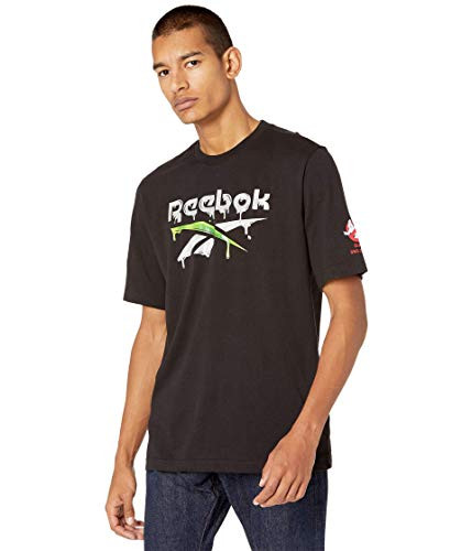 Reebok Classics Unisex Ghostbuster T-Shirt, Black, L