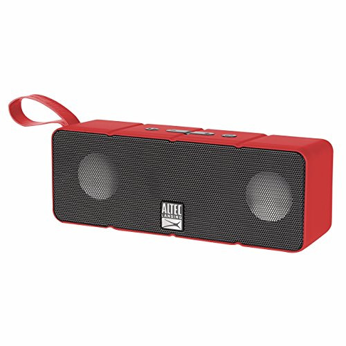 Altec Lansing IMW140-RED Dual Motion Portable WiFi Bluetooth Speaker (Red)