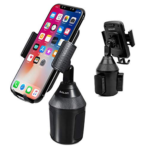 Cup Holder Phone Mount for Car Universal Adjustable Car Mount for iPhone Xs/Max/X/XR/8/8 Plus,Samsung Note 9/ S10+/ S9/ S9+/ S8 by DALUZ Cup Holder Phone Mount for Car Universal Adjustable Car Mount for iPhone Xs/Max/X/XR/8/8 Plus,Samsung Note 9/ S10+/ S9/ S9+/ S8 by DALUZ