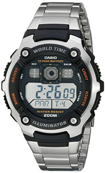 Casio Men's AE2000WD-1AV Resin and Stainless Steel Sport Watch Casio Men's AE2000WD-1AV Resin and Stainless Steel Sport Watch