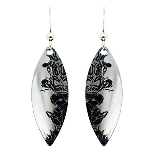 Tatt Earrings by d'ears Non-Tarnish Sterling Silver French Hook Ear Wire Tatt Earrings by d'ears Non-Tarnish Sterling Silver French Hook Ear Wire