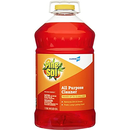 Pine-Sol CloroxPro All Purpose Cleaner, Orange Energy, 144 Ounces -41772- -Package May Vary-