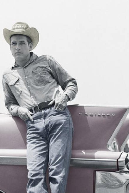 Posterjacks UK Paul Newman Blue Eyes Cowboy Hat Cadillac Paper Poster Measures 36 x 24 inches -91.5 x 61cm Posterjacks UK Paul Newman Blue Eyes Cowboy Hat Cadillac Paper Poster Measures 36 x 24 inches -91.5 x 61cm