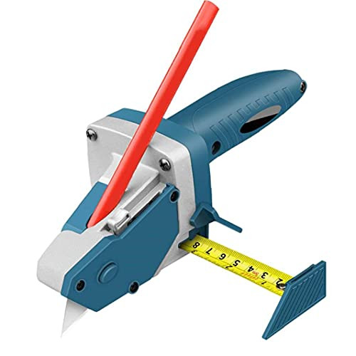Gypsum Board Cutting Device All-in-one Drywall Cutting Hand Tool with Measuring Tape and Utility Knife Portable Cutting Device