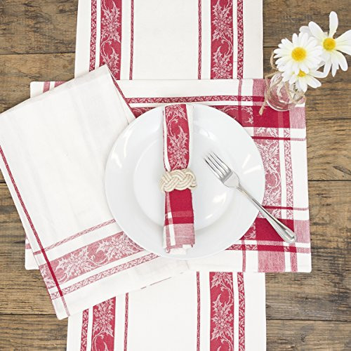 C&F Home Jacquard Holly Table Runner Table Runner Multi