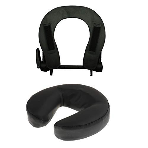 menolana Massage Table Face Cradle U Shaped Memory Foam Face Pillow Table Cushion Set