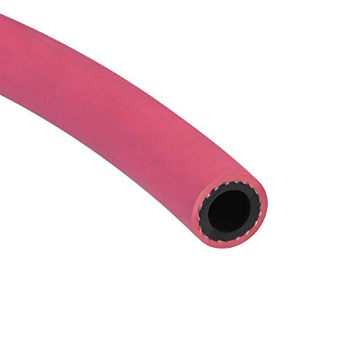 uxcell 1/2 inch ID Fuel Line Hose, 7/8 inch OD 5ft Red Oil Hose for Small Engines
