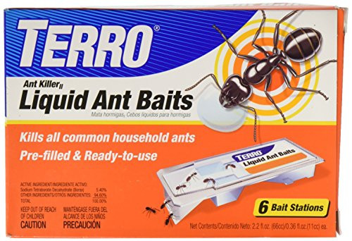 Terro Liquid Ant Killer Baits-6 Bait Stations Net Contents 2.2fl.oz/0.36fl.oz-