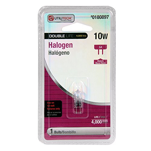 Utilitech 10-Watt T3 G4 Base Bright White Dimmable Halogen Accent Light Bulb Utilitech 10-Watt T3 G4 Base Bright White Dimmable Halogen Accent Light Bulb