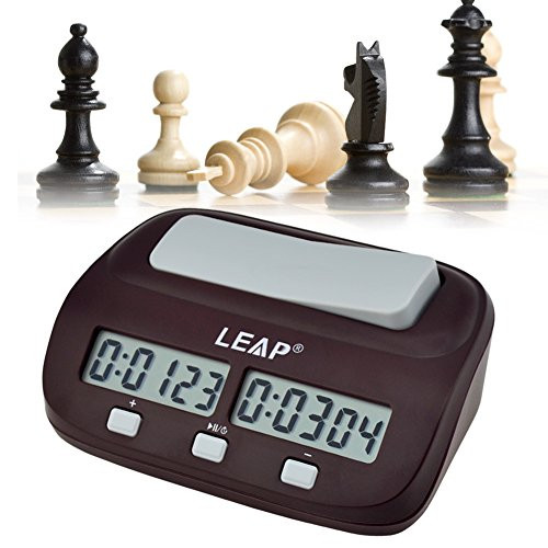 CkeyiN Chess Clock, Professional Multifunctional Digital Chess & Game Timer with Bonus and Delay.