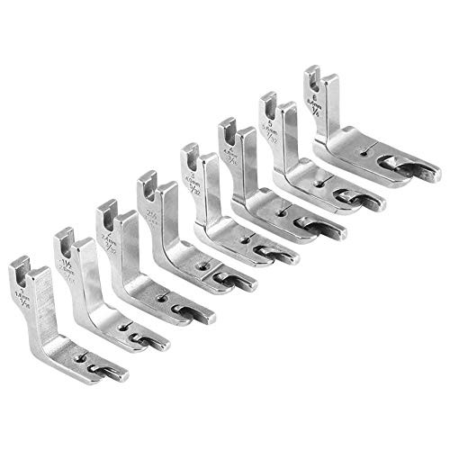Industrial Presser Foot, Single-Needle Fat Bed Sewing Machine Rolled Hem Presser Foot for Sewing Machine-2- Industrial Presser Foot, Single-Needle Fat Bed Sewing Machine Rolled Hem Presser Foot for Sewing Machine-2-