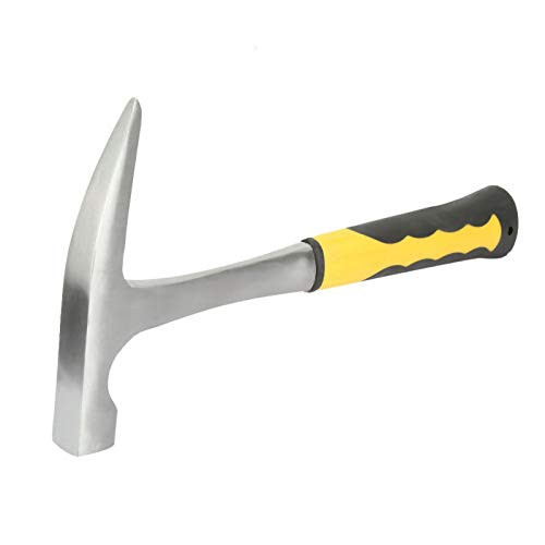 Double Head Flat Mouth Rubber handle Geological Survey Brick Duckbill Hammer Can initially measure the hardness of the rock-hammer head 500g- Double Head Flat Mouth Rubber handle Geological Survey Brick Duckbill Hammer Can initially measure the hardness of the rock-hammer head 500g-