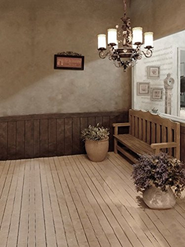 Wooden Floor Chair Flowers Photography Backdrops Photo Props Studio Background 5x7ft