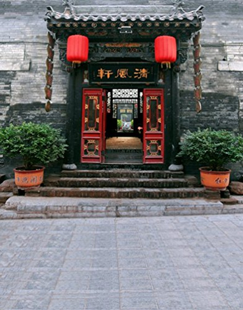 Stone Floor Chinese Traditional House Photography Backdrops Photo Props Studio Background 5x7ft