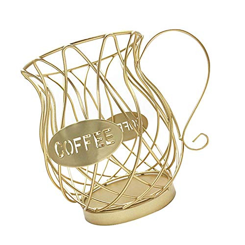 Window-pick Coffee Pod Holder And Organizer Mug Cup Keeper Coffee Espresso Pod Holder Large Capacity Coffee Capsule Storage Coffee Mug Storage Basket Cup Keeper Coffee Espresso Pod Holder there