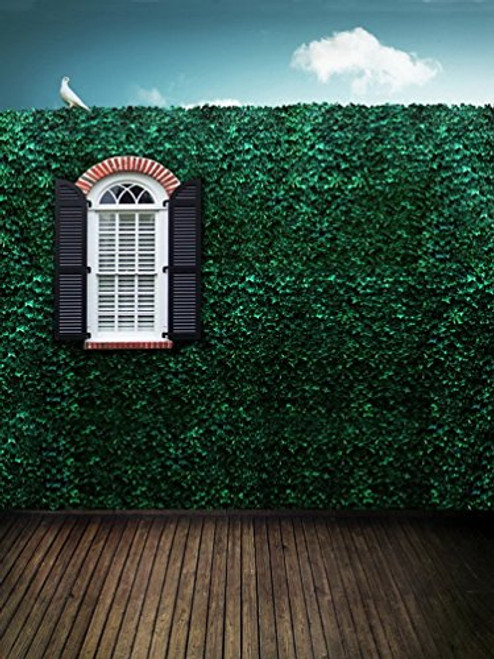 Wooden Floor Green Leaf Wall Photography Backdrops Photo Props Studio Background 5x7ft Wooden Floor Green Leaf Wall Photography Backdrops Photo Props Studio Background 5x7ft