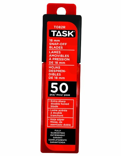 Task Tools T082R Replacement Blades for Large Utility Knives, 50-Pack