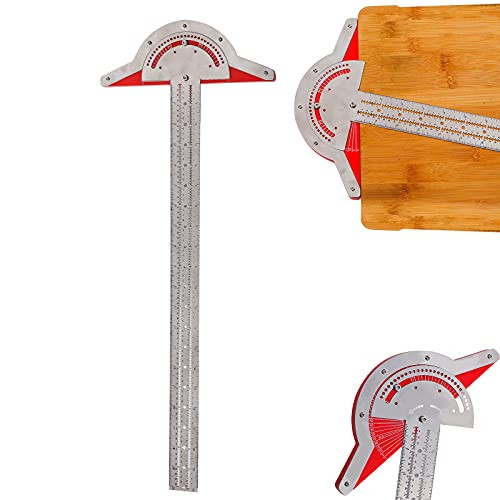 Woodworkers Edge Ruler, Protractor Angle Protractor Two Arm Woodworking Ruler Angle Measure Tool,Protractor Edge Angle Ruler for Student Stone Painting Artist Baseboard Crafts Stationery 20 inch Woodworkers Edge Ruler, Protractor Angle Protractor Two Arm Woodworking Ruler Angle Measure Tool,Protractor Edge Angle Ruler for Student Stone Painting Artist Baseboard Crafts Stationery 20 inch