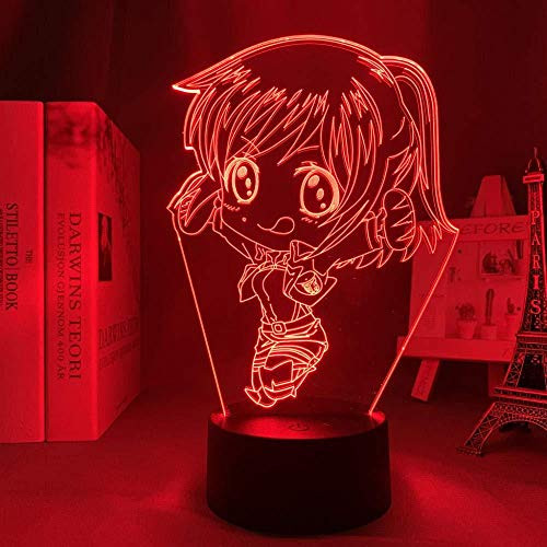 TEDDRA 3D Night Light Illusion LED Anime Decor lamp USB Anime Attack on Titan 3D Lamp Sasha Braus Chibi Light for Bedroom Decor Kids Gift Attack on Titan LED Night Light Sasha Braus-16-Colors-Remote TEDDRA 3D Night Light Illusion LED Anime Decor lamp USB Anime Attack on Titan 3D Lamp Sasha Braus Chibi Light for Bedroom Decor Kids Gift Attack on Titan LED Night Light Sasha Braus-16-Colors-Remote