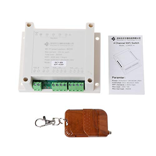 Zripool WiFi Wireless Relay Module Smart Switch with Remote Control for Home Automation