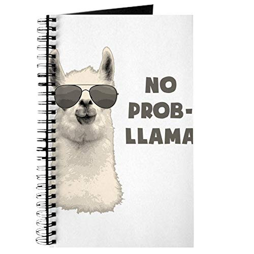 CafePress No Problem Llama Spiral Bound Journal Notebook, Personal Diary, Task Journal